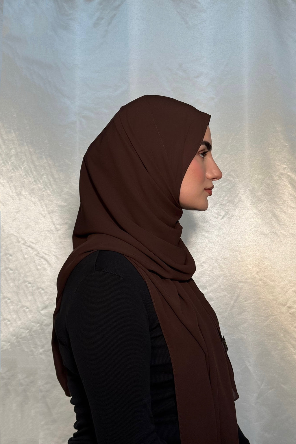 Dark Chocolate Diamond Chiffon