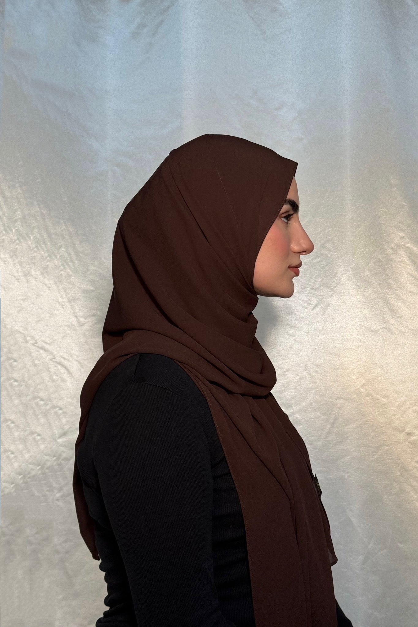 Dark Chocolate Diamond Chiffon