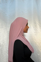 Dusty Rose Diamond Chiffon