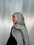 Olive Keffiyeh Modal