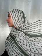 Olive Keffiyeh Modal