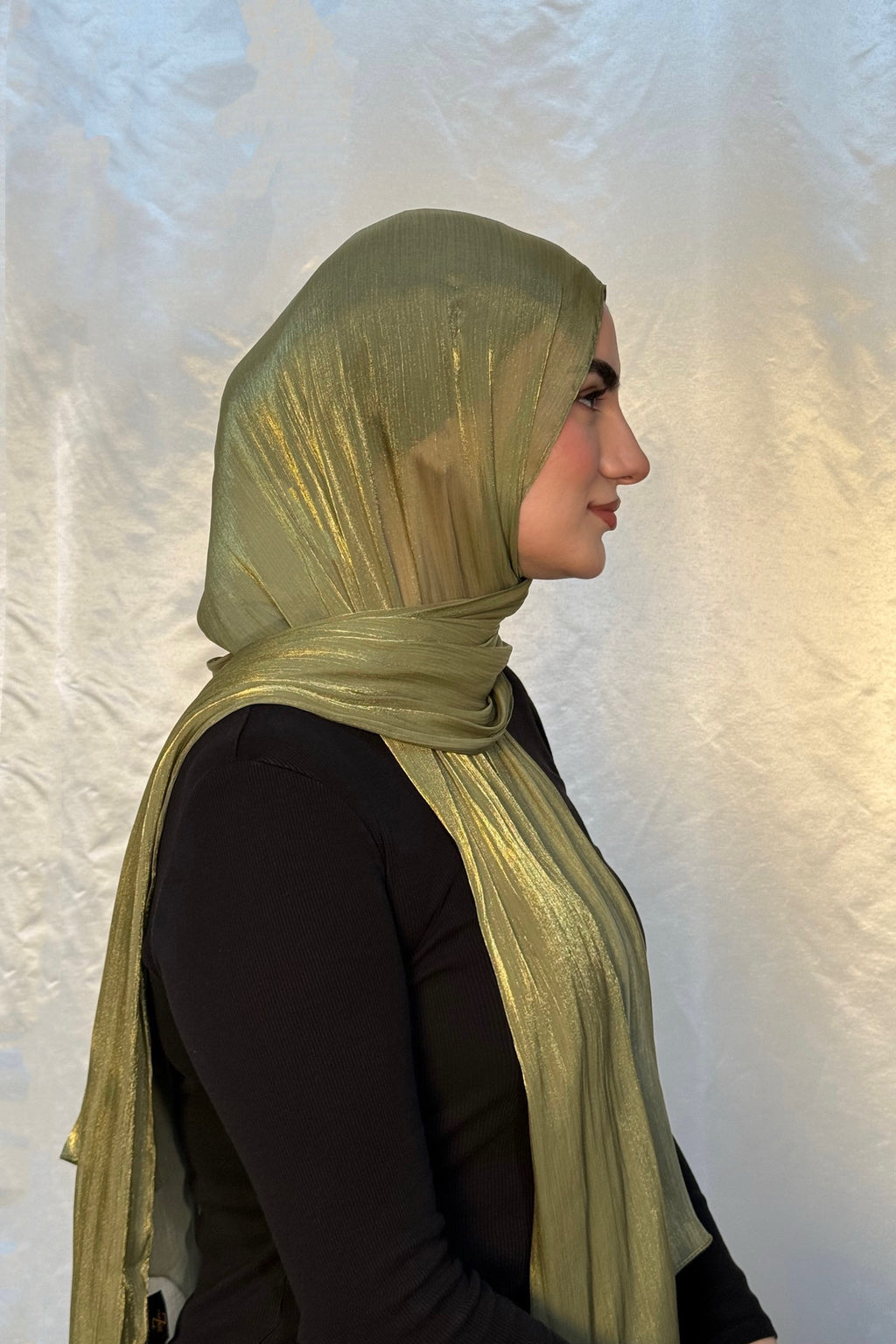 Pistachio Organza Chiffon