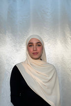 Beige Diamond Chiffon